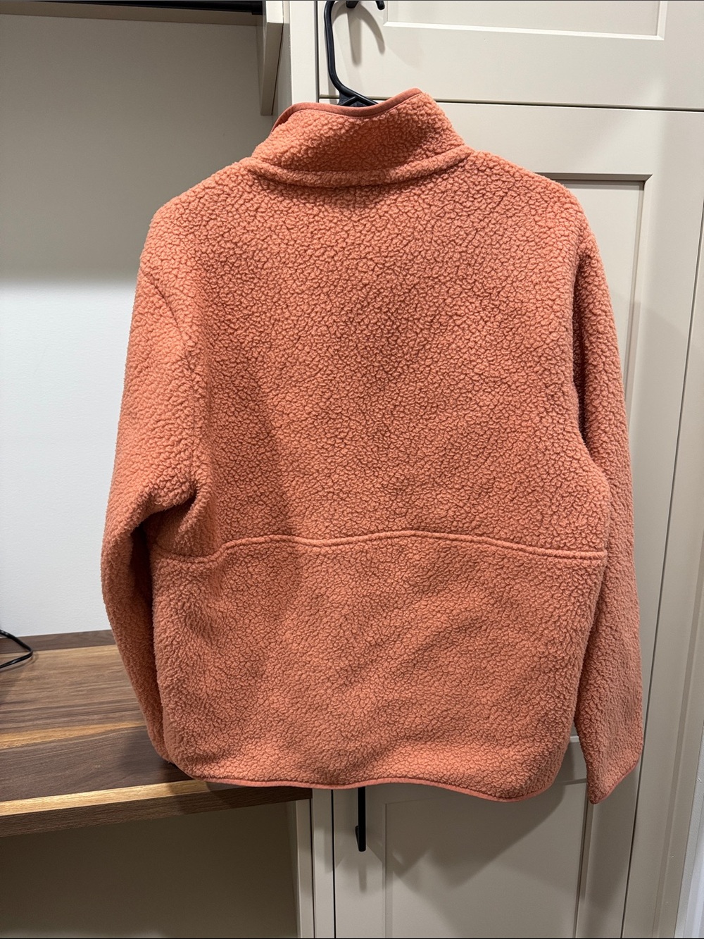 Patagonia Orange Quarter-Zip Fleece Pullover - Picture 4 of 4